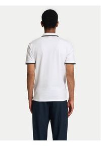 Selected Homme Polo 16095852 Biały Slim Fit. Typ kołnierza: polo. Kolor: biały. Materiał: bawełna #3