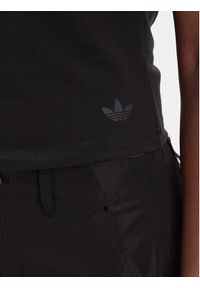 Adidas - adidas Bluzka adicolor Bandeau JV9742 Czarny Slim Fit. Kolor: czarny. Materiał: bawełna #3
