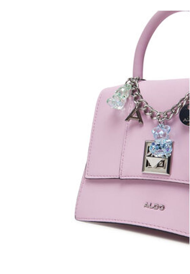 Aldo Torebka Lefteye 13990685 Różowy. Kolor: różowy. Materiał: skórzane
