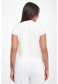 Sportalm - T-shirt damski wiskozowy z logo SPORTALM. Materiał: wiskoza #4
