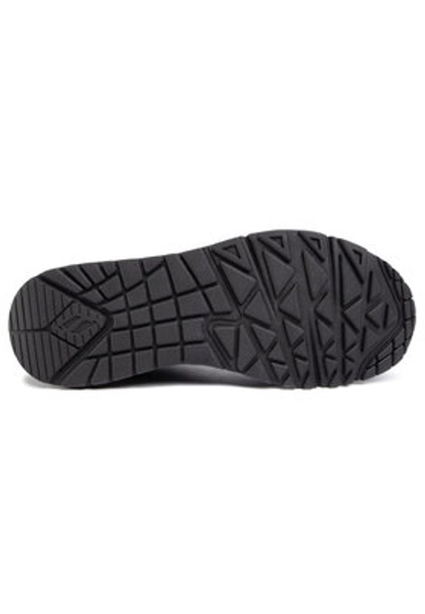 skechers - Skechers Sneakersy Uno-Stand On Air 73690/BBK Czarny. Kolor: czarny. Materiał: skóra