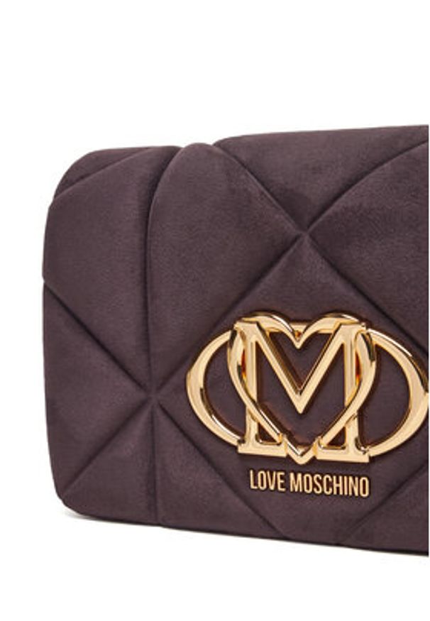 Love Moschino - LOVE MOSCHINO Torebka JC4043PP0NKE0650 Fioletowy. Kolor: fioletowy. Materiał: skórzane