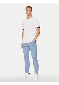 Tommy Jeans Chinosy Austin DM0DM20282 Niebieski Slim Fit. Kolor: niebieski. Materiał: bawełna