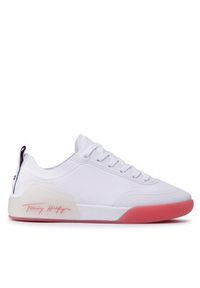TOMMY HILFIGER - Tommy Hilfiger Sneakersy Elevated Feminine Sneaker FW0FW06325 Biały. Kolor: biały. Materiał: materiał #4