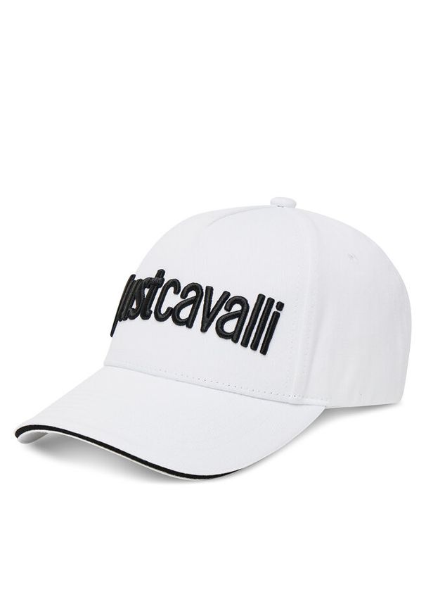Czapka z daszkiem Just Cavalli. Kolor: biały