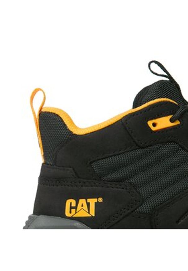 CAT Footwear Sneakersy Crail Mid P725600 Czarny. Kolor: czarny. Materiał: nubuk, skóra