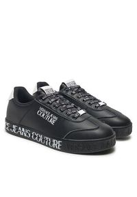 Versace Jeans Couture Sneakersy Court 88 77YA3SK6 Czarny. Kolor: czarny. Materiał: skóra