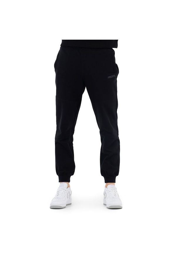 Spodnie Prosto Sweatpants Sewin KL231MPAN4011 - czarne. Kolor: czarny. Materiał: bawełna, poliester, dresówka, materiał