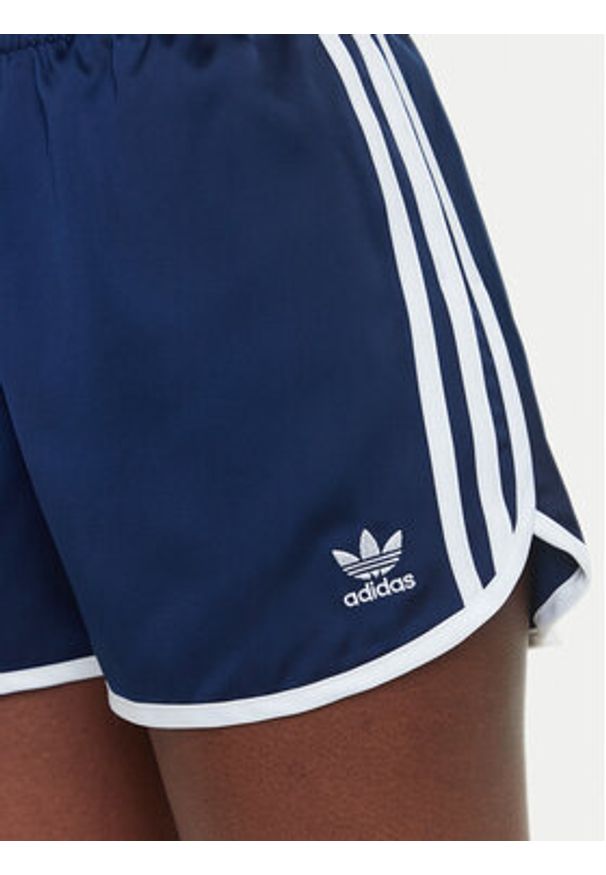 Adidas - adidas Szorty sportowe adicolor 3-Stripes Sprinter KB9545 Granatowy Loose Fit. Kolor: niebieski. Materiał: syntetyk