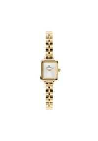Daniel Wellington Zegarek Quadro Mini DW00100850 Złoty. Kolor: złoty
