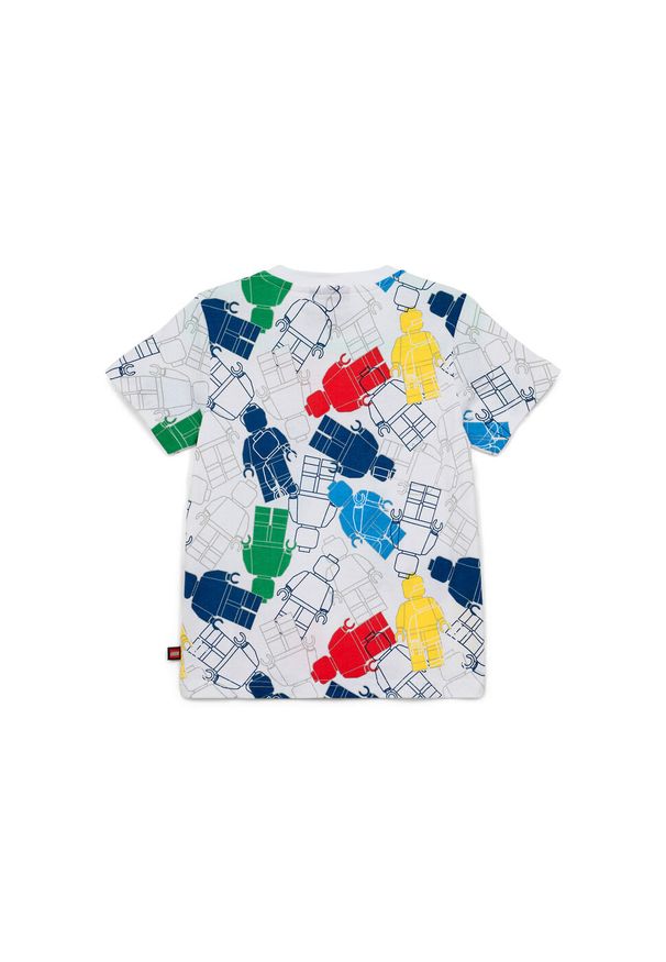 Koszulka Dziecięca LEGO Tano 202 Biała. Kolor: biały