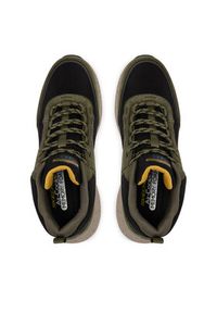 skechers - Skechers Sneakersy Bounder Rse 232961 OLBK Khaki. Kolor: brązowy. Materiał: skóra, nubuk #5