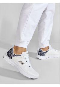 skechers - Skechers Sneakersy Wild Ballad 149582/WHLD Biały. Kolor: biały. Materiał: materiał #6