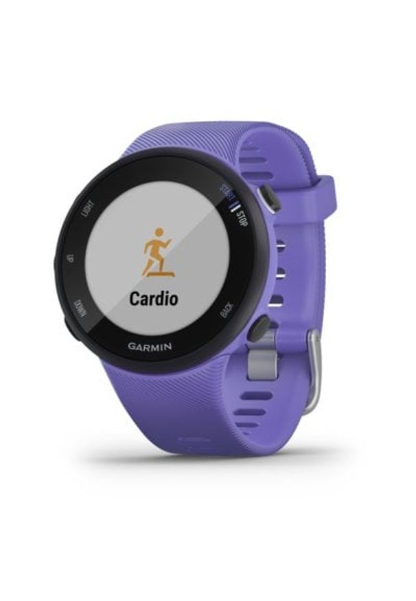 Zegarek sportowy GARMIN Forerunner 45S Fioletowy. Kolor: fioletowy. Styl: sportowy