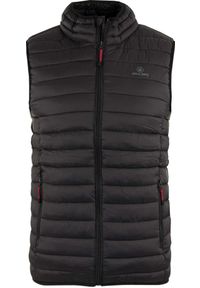 ZONE PERFECT - Męska kamizelka Henry Black M: Sportowy i oddychający flecevest. Kolor: wielokolorowy. Sezon: wiosna, jesień