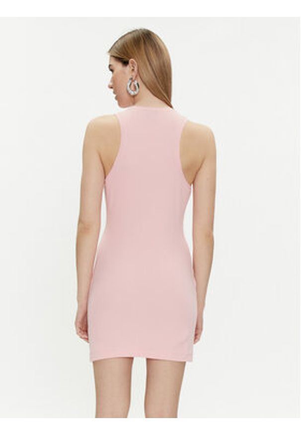Juicy Couture Sukienka letnia Bentley JCBED223812 Różowy Slim Fit. Kolor: różowy. Materiał: bawełna. Sezon: lato