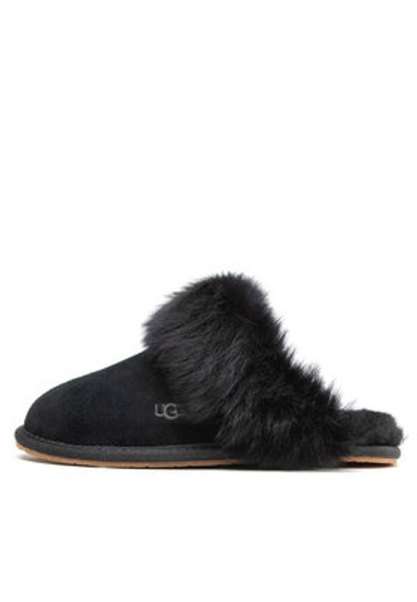 Ugg Kapcie W Scuff Sis 1122750 Czarny. Kolor: czarny. Materiał: skóra