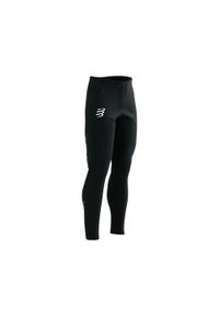 Spodnie męskie Compressport Seamless Pants. Kolor: czarny. Długość: długie
