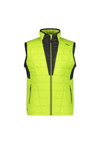 Kamizelka puchowa CMP Unlimitech. Kolor: zielony. Materiał: puch. Długość rękawa: bez rękawów. Sport: turystyka piesza #1