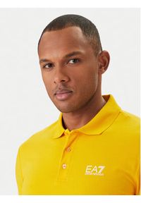 EA7 Emporio Armani Polo 8NPF14 PJVQZ U2102 Żółty Regular Fit. Typ kołnierza: polo. Kolor: żółty. Materiał: bawełna #5