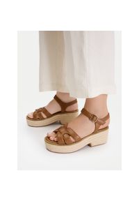 Jenny - Espadryle JENNY. Kolor: brązowy #1