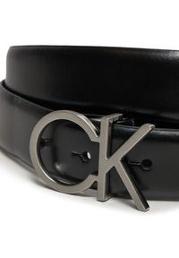 Calvin Klein Pasek Damski Re-Lock Ck Logo Belt 30Mm K60K610157 Czarny. Kolor: czarny. Materiał: skóra #3