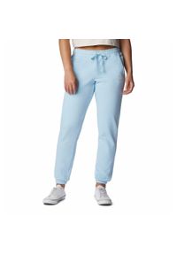 columbia - Spodnie Dresowe Damskie Columbia Trek Jogger. Kolor: niebieski. Materiał: dresówka. Sezon: lato. Sport: turystyka piesza