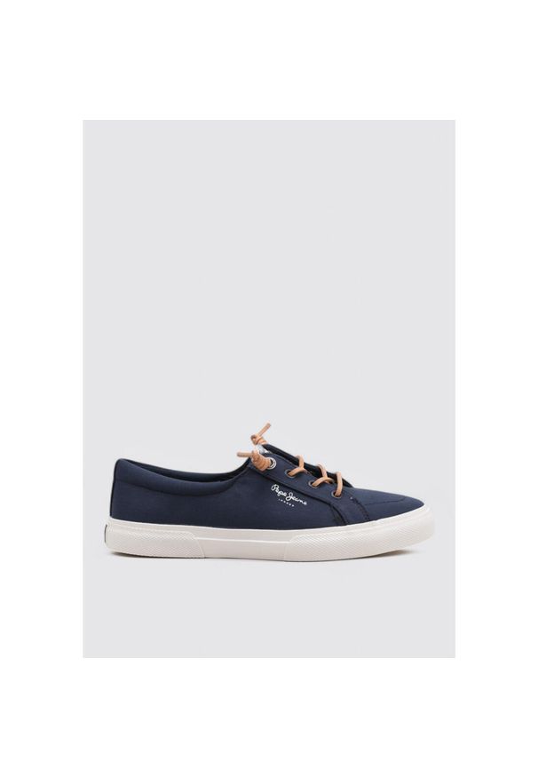 Buty damskie Pepe Jeans Kenton Block. Kolor: niebieski. Sport: turystyka piesza