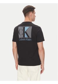 Calvin Klein T-Shirt Abstract Graphic LV04RC853G Czarny Regular Fit. Kolor: czarny. Materiał: bawełna #4