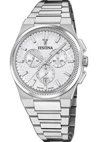 Zegarek męski Festina F20059-1 srebrny. Kolor: srebrny #1