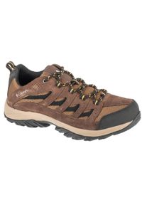 columbia - Buty trekkingowe męskie, Columbia Crestwood. Kolor: brązowy. Materiał: guma, materiał, tkanina, syntetyk