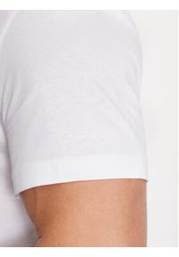 Versace Jeans Couture T-Shirt 75GAHT07 Biały Regular Fit. Kolor: biały. Materiał: bawełna