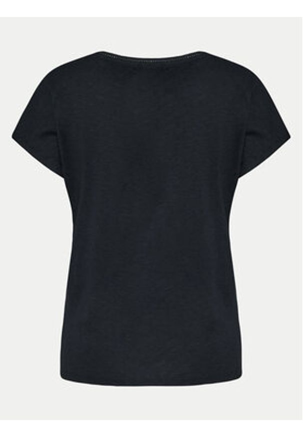 Tatuum T-Shirt Evelyn T2409.052 Granatowy Regular Fit. Kolor: niebieski. Materiał: bawełna