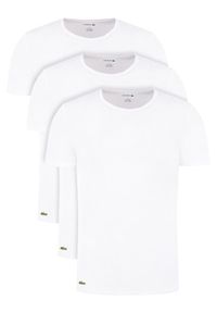 Lacoste Komplet 3 t-shirtów TH3451 Biały Regular Fit. Kolor: biały. Materiał: bawełna #1