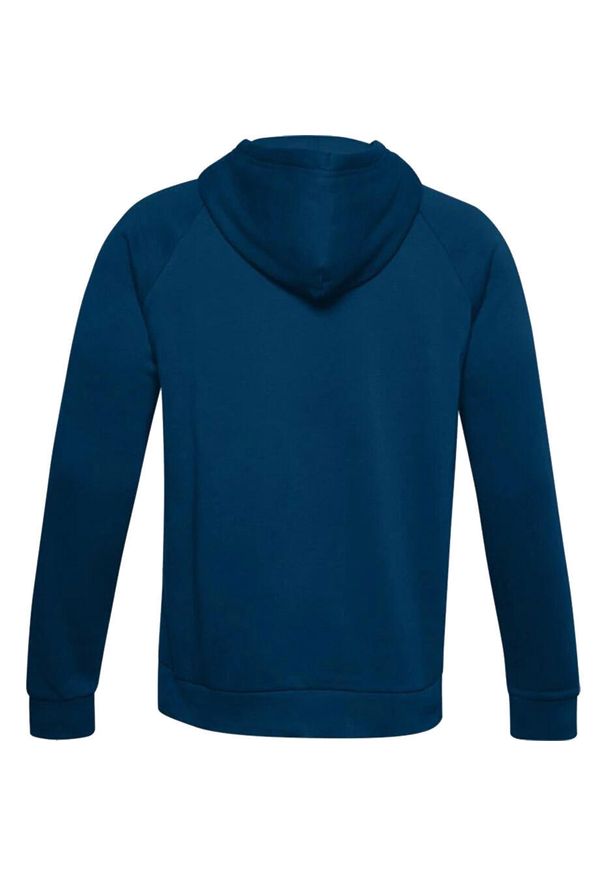Bluza fitness męska Under Armour Rival Fleece Big Logo HD. Typ kołnierza: kaptur. Kolor: niebieski. Sport: fitness
