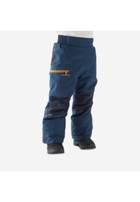 quechua - Spodnie turystyczne dla dzieci Quechua SH500 Mountain. Kolor: niebieski. Materiał: tkanina, polar, materiał. Sezon: zima, lato. Sport: turystyka piesza