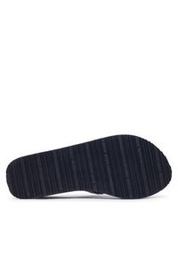 TOMMY HILFIGER - Tommy Hilfiger Japonki Th Wedge Crochet Summer Sandal FW0FW09420 Granatowy. Kolor: niebieski. Materiał: materiał #6