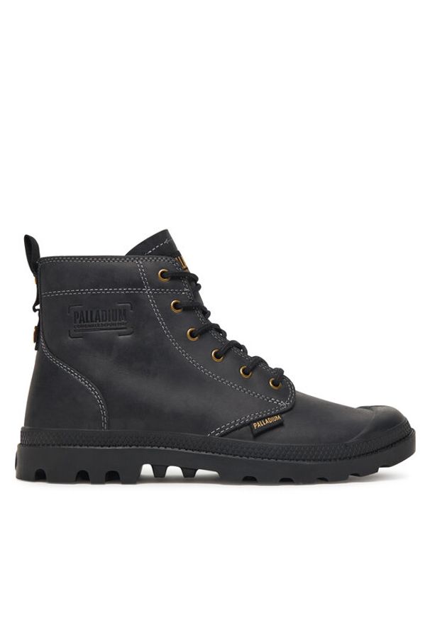 Palladium Trapery Pampa Zip Lth Legacy 79502-008-M Czarny. Kolor: czarny. Materiał: skóra