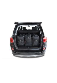 KJUST - Torby Do Bagażnika Fiat 500L 2012-2022 3Szt Kjust. Kolor: czarny. Styl: sportowy #1