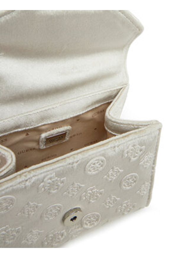 Guess Torebka HWVY93 50780 Srebrny. Kolor: srebrny. Materiał: skórzane