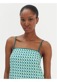 Seafolly Sukienka letnia Sorrento 55657-DR Zielony Regular Fit. Kolor: zielony. Materiał: wiskoza, len. Sezon: lato #5