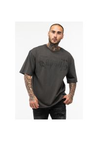 TAPOUT - Koszulka Tapout Simply Believe. Kolor: szary, wielokolorowy, czarny. Wzór: nadruk #1