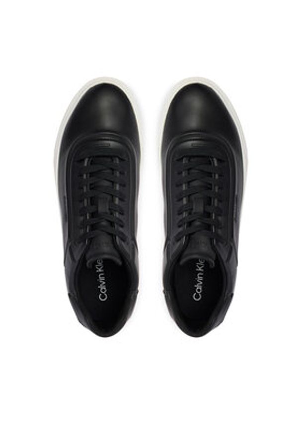 Calvin Klein Sneakersy Basket Cupsole Oxf Lup Hf Lth YM0YM01452 Czarny. Kolor: czarny. Materiał: skóra