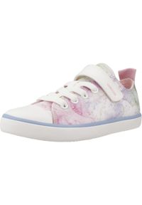 Tenisówki Geox Model J Gisli Girl Kolor Rose. Kolor: różowy. Materiał: syntetyk, tkanina. Sport: turystyka piesza