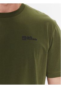 Jack Wolfskin T-Shirt Essential 1808382 Zielony Regular Fit. Kolor: zielony. Materiał: bawełna