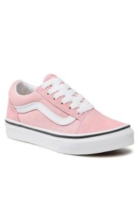 Tenisówki Vans Old Skool VN000W9T9AL1 Powder Pink/True White. Kolor: różowy. Materiał: skóra, zamsz