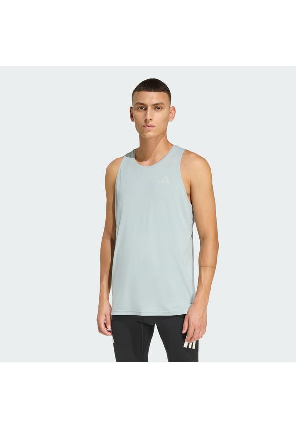 Adidas - Koszulka adi365 CLIMACOOL running. Kolor: zielony. Styl: sportowy