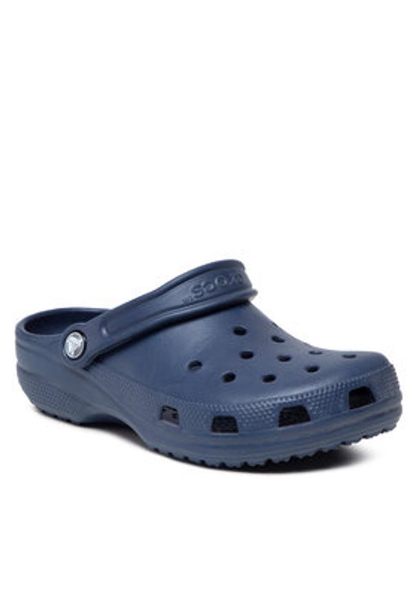Crocs Klapki Classic 10001 Granatowy. Kolor: niebieski