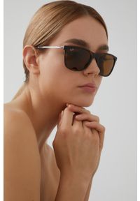 Ray-Ban Okulary przeciwsłoneczne damskie kolor brązowy. Kolor: brązowy #1