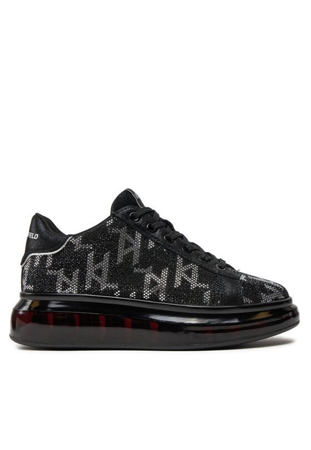 Karl Lagerfeld - KARL LAGERFELD Sneakersy KL62624 Czarny. Kolor: czarny. Materiał: skóra